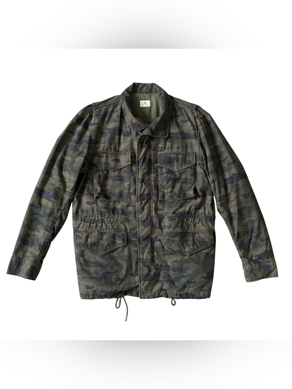 AG Adriano Goldschmied Jameson Field Jacket Camo Military Utility Mens Medium M